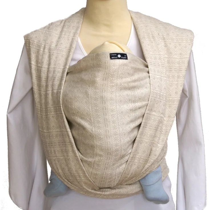 Didymos 230003 Babytragetuch, Modell Indio natur weiss, Größe 3