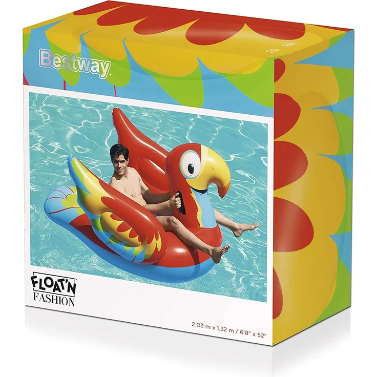 Bestway Schwimmtier „Papagei“ 203 x 132 cm – Bild 3