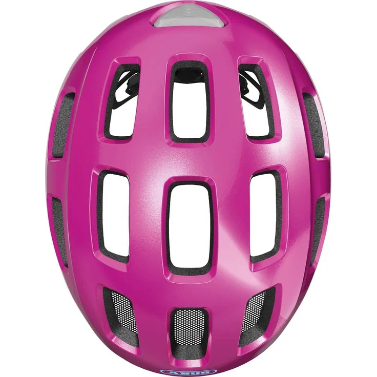 Abus 'Youn-I 2.0' Kinderfahrradhelm sparkling pink, Kopfumfang 52-57 cm, mit integriertem LED-Rücklicht – Bild 3