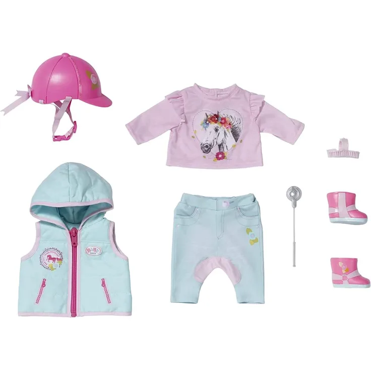 Zapf 831175 BABY born Deluxe Reiter Outfit 43 cm - Preisvergleich