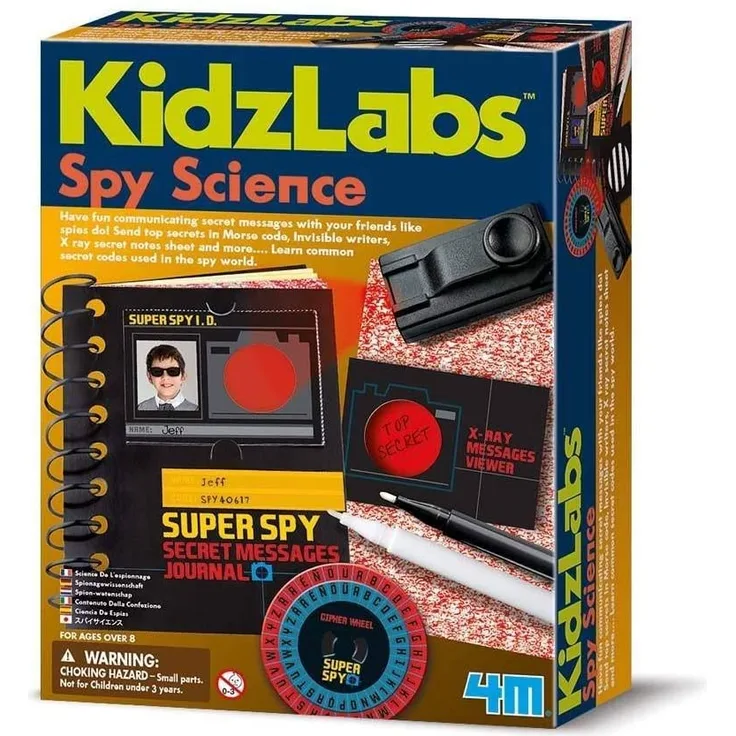4M Spy Science Geheimnachrichten-Set