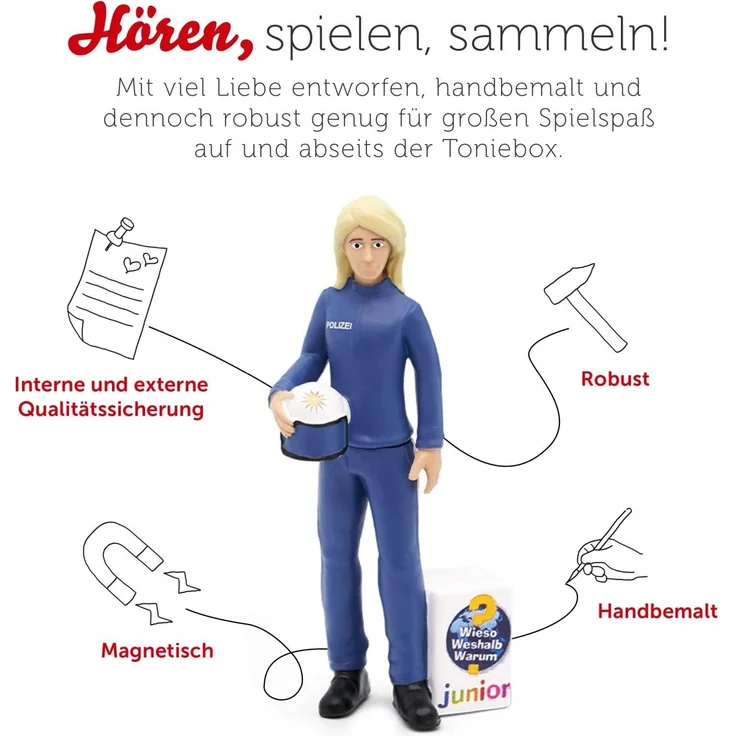 tonies® Hörfigur - Wieso? Weshalb? Warum? Junior - Die Polizei – Bild 3