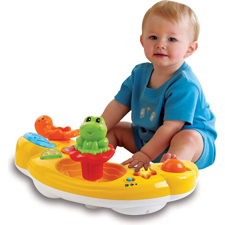 VTech Super Kindersitz 2-in-1 Baby Erstes Alter, Badespielzeug, 80-515405, mehrfarbig – Version FR – Bild 5