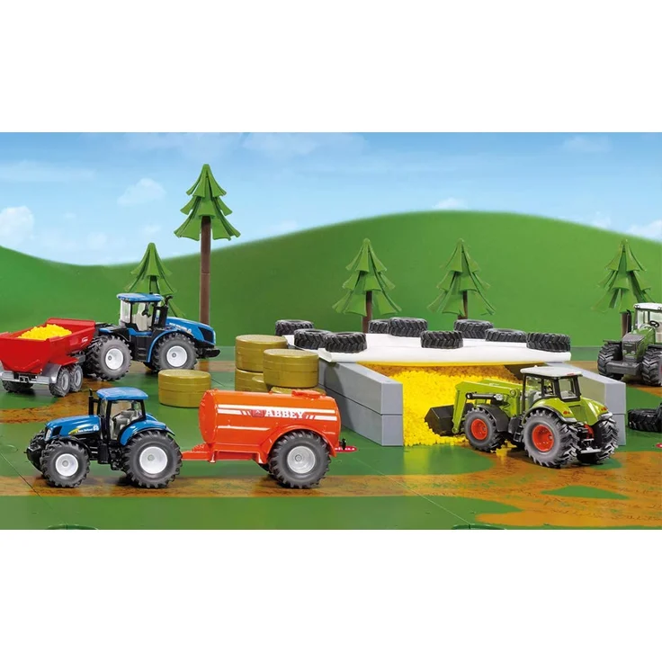SIKU 5606 - Fahrsilo mit Plane, Reifen und Granulat, Kunststoff, Ideal für den Farmbereich, multicolor – Bild 5