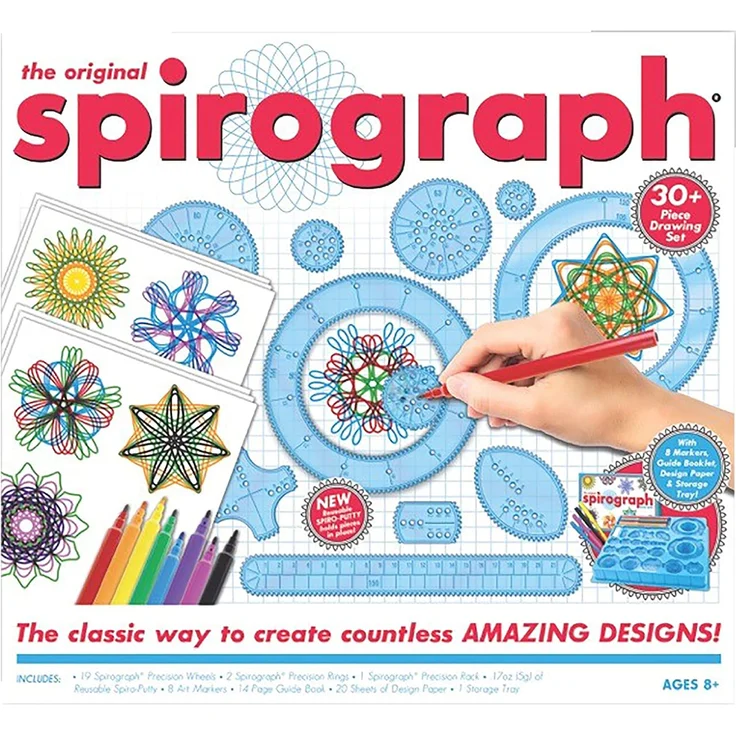 Spirograph - 33978 - Kit mit Filzstiften - Bastelset – Bild 4