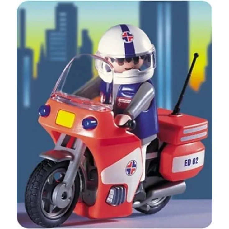 PLAYMOBIL 3924 - Notarzt - Motorrad