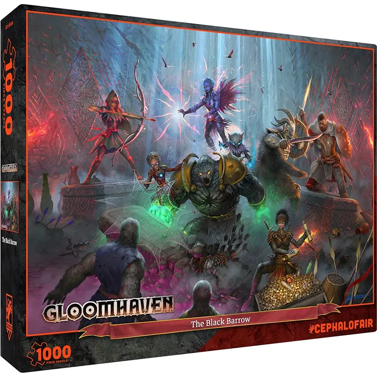 CPH00701 - Gloomhaven - The Black Barrow, Puzzle, 1000 Teile