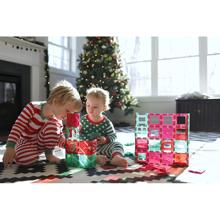 Playmags Magnetischer Baukasten (36 Stück Magnetic Fliesen Gebäude Set) – Bild 8