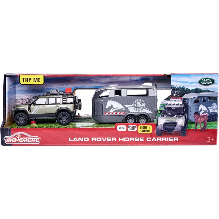 Majorette Land Rover with horse trailer toy vehicle – Bild 7