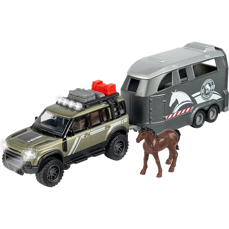 Majorette Land Rover with horse trailer toy vehicle – Bild 1