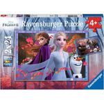 Ravensburger Kinder Puzzle 2 x 24 Teile Disney Frozen 2 Frostige Abenteuer