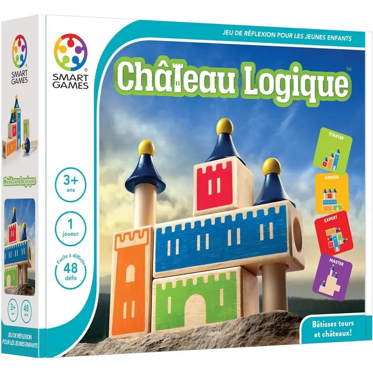 Smartgames – SG 030 FR – Château Logique – Logik-Spiel (Bedienungsanleitung auf französischer Sprache)