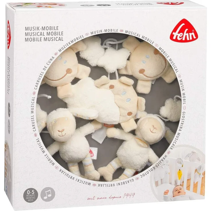 Musik Mobil Schafscreme 40 cm – Bild 7