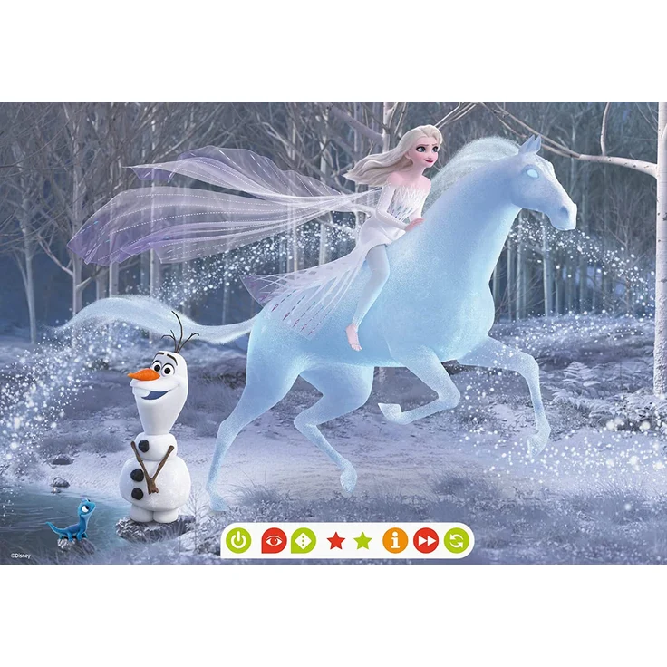 Ravensburger tiptoi Spiel 00109 Puzzle für kleine Entdecker: Die Eiskönigin - 2x24 Teile Kinderpuzzle ab 4 Jahren Anzahl Teile: 2 x 24, Puzzle, tiptoi macht Wissen lebendig, Das audiodigitale Lernsystem, ohne tiptoi-Stift (muss separat erworben werden), Disney Frozen 2 - Die Eiskönigin – Bild 3