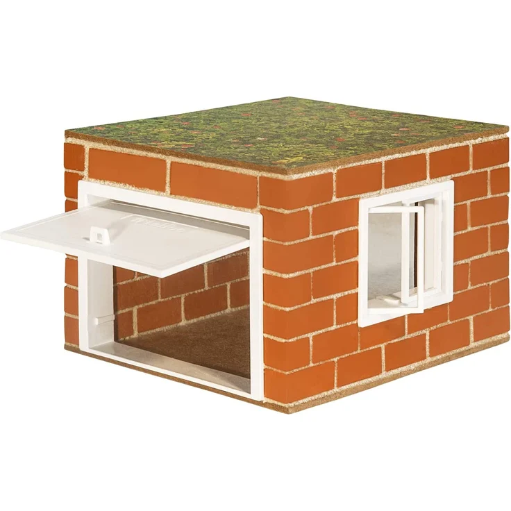 Teifoc TEI 4060 Bausatz "Garage" mit echten Ziegeln - Preisvergleich – Bild 2