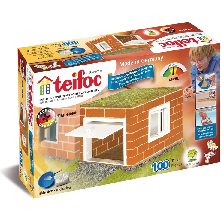 Teifoc TEI 4060 Bausatz "Garage" mit echten Ziegeln - Preisvergleich