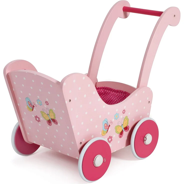 Bayer Chic 2000 425 90 - Holz-Puppenwagen Papilio, pink – Bild 2