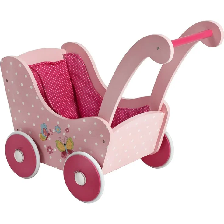 Bayer Chic 2000 425 90 - Holz-Puppenwagen Papilio, pink – Bild 1
