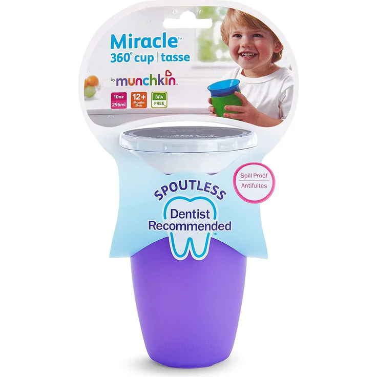 Munchkin 360° Becher 296 ml Purple Violett – Bild 7