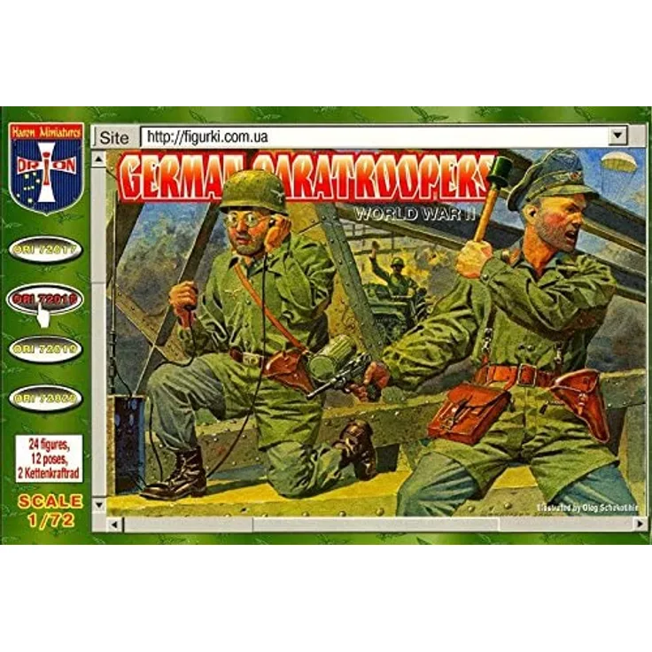 Orion ORI72018 WWII German paratroopers