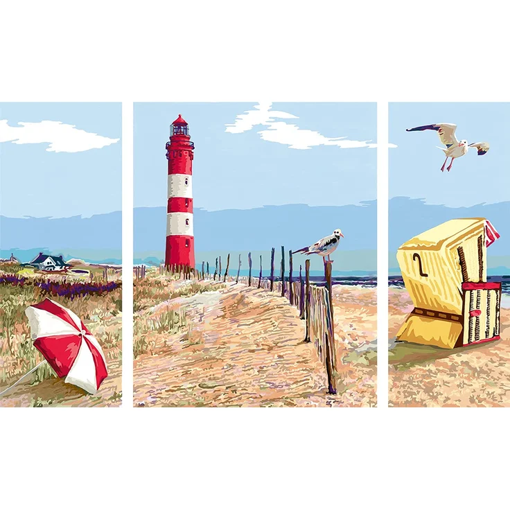 Ravensburger Malen nach Zahlen 20277 Beside the Seaside ab 14 Jahren – Bild 3
