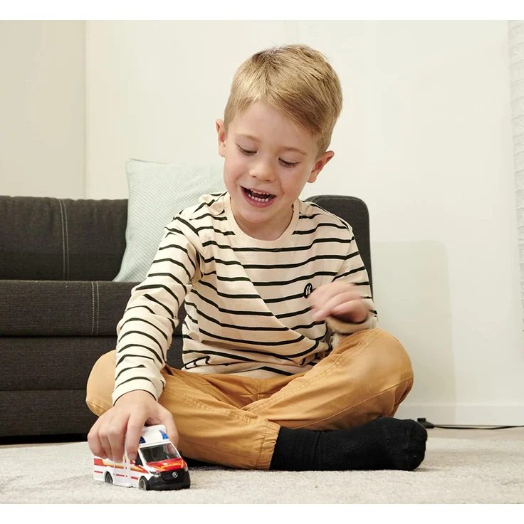 Majorette - Mercedes-Benz Sprinter Krankenwagen – Premium Modell, mit Licht & Sound – Bild 6