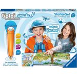 Ravensburger tiptoi 00805 - CREATE Starter-Set „Stift und Weltreise-Buch“ von Ravensburger ab 6 Jahren / Kreatives Abenteuer mit Aufnahmefunktion