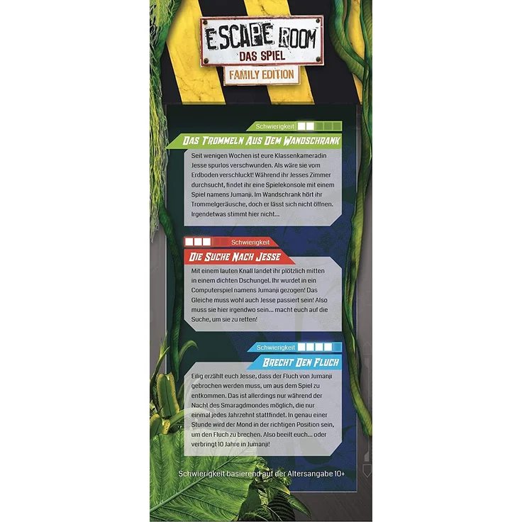 Noris 606101837 - Escape Room Jumanji (Family Edition) - Familien und Gesellschaftsspiel für Erwachsene und Kinder, inkl. 3 Fällen und Chrono Decoder, ab 10 Jahren – Bild 3