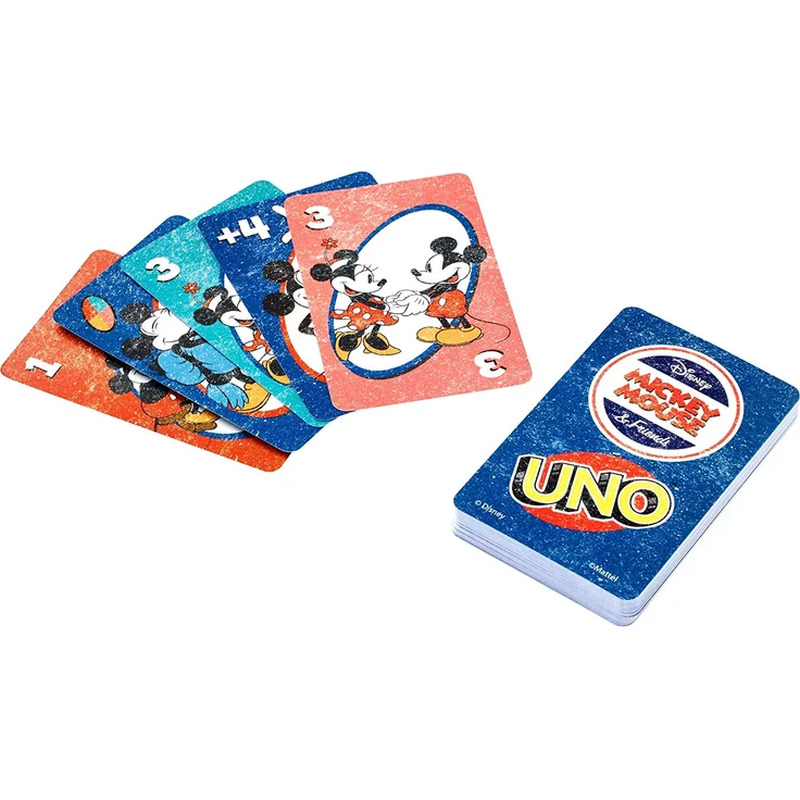Mattel Games GGC32 - UNO Disney Micky Maus & seine Freunde Kartenspiel, geeignet für 2 - 10 Spieler, Kartenspiele und Kinderspiele ab 7 Jahren – Bild 3