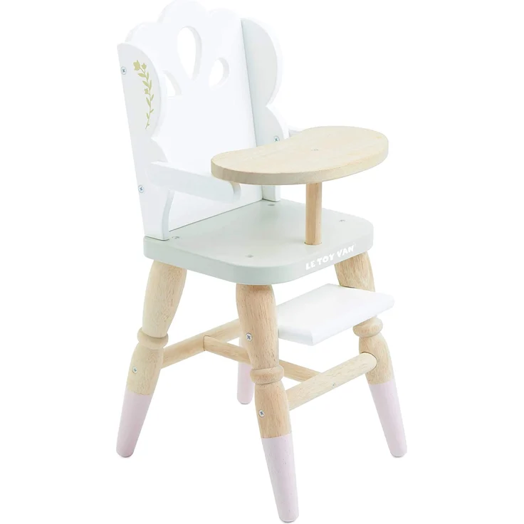 Le Toy Van TV601 Holzhochstuhl für Baby-Puppe und Plüschtiere, Puppenhochstuhl – Bild 1