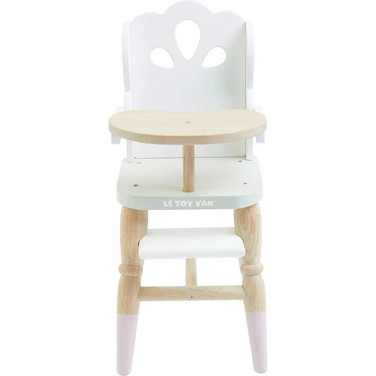 Le Toy Van TV601 Holzhochstuhl für Baby-Puppe und Plüschtiere, Puppenhochstuhl – Bild 2