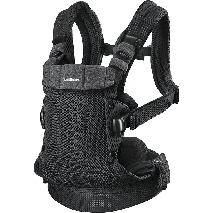 BabyBjörn Harmony 3D Mesh Babytrage Marineblau Schwarz 1