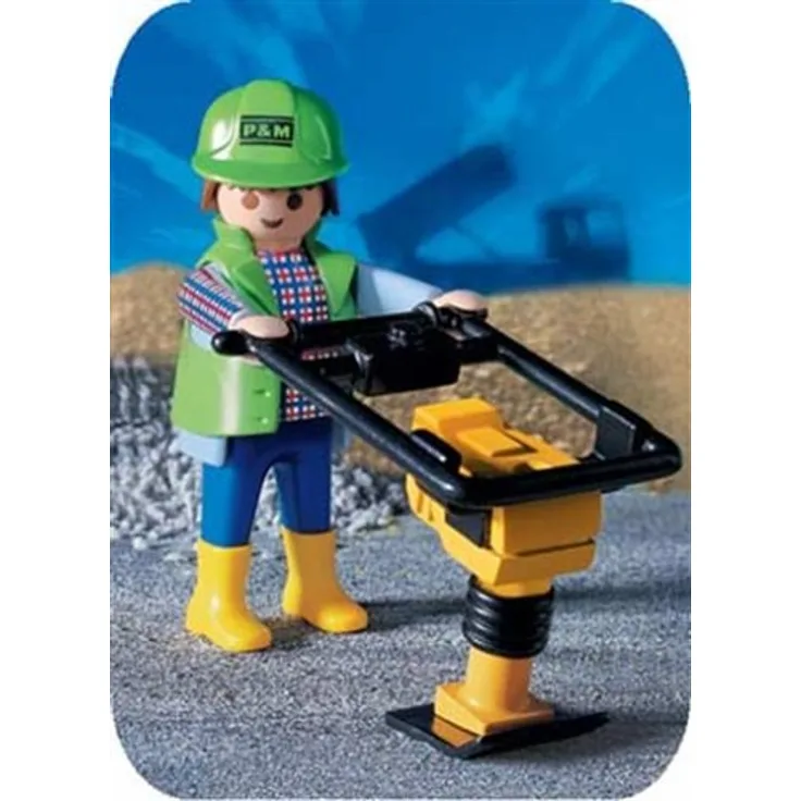 PLAYMOBIL - Bauarbeiter mit Ruettler 3271