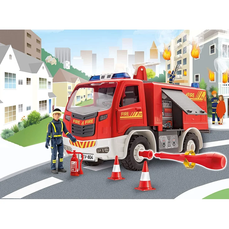 Revell Modellbausatz Junior-Kit Feuerwehr mit Spielfigur – Bild 11