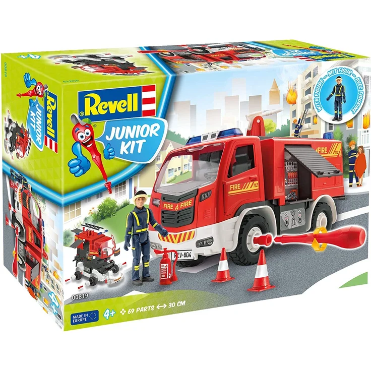 Revell Modellbausatz Junior-Kit Feuerwehr mit Spielfigur – Bild 12