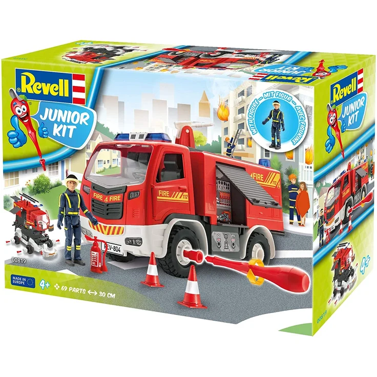Revell Modellbausatz Junior-Kit Feuerwehr mit Spielfigur – Bild 13