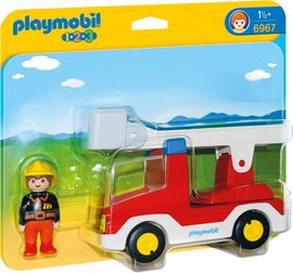 Playmobil 6967 – 1 2 3 Playmobil® - Feuerwehrleiterfahrzeug