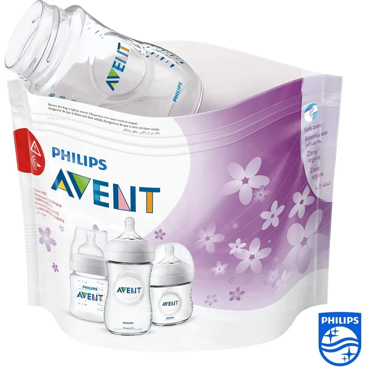 Philips Avent SCF297/05 Mikrowellen-Sterilisationsbeutel, mehrfarbig – Bild 2
