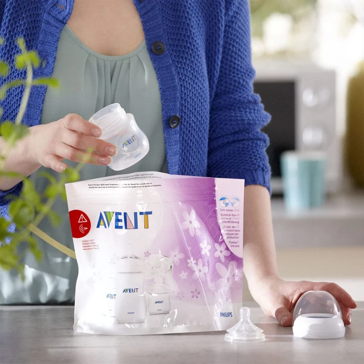 Philips Avent SCF297/05 Mikrowellen-Sterilisationsbeutel, mehrfarbig – Bild 3