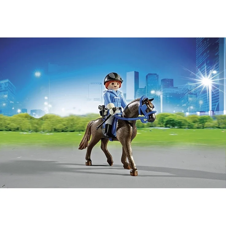 PLAYMOBIL City Action 6922 'Polizeipferd mit Anhänger', ab 4 Jahren – Bild 6