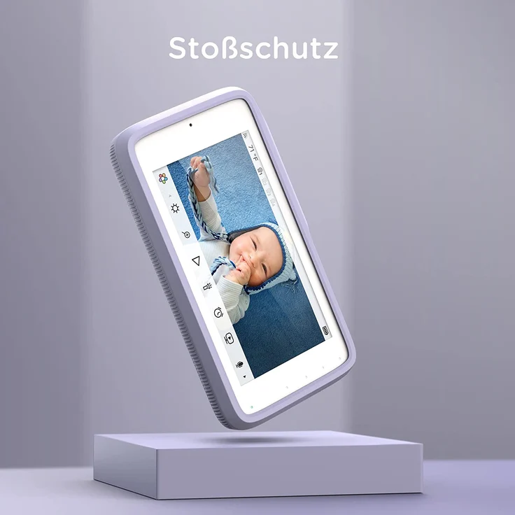 Hubble Connected Nursery Pal Premium Babyphone mit Kamera, 5-Zoll-Touchscreen, Datenschutzmodus, Infrarot-Nachtsicht, Zwei-Wege-Gespräch, Raumtemperatursensor und Smartphone-App – Bild 8