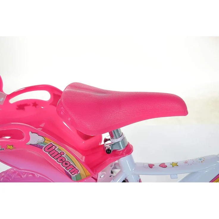 Dino Bikes Unicorn Einhorn-Fahrrad, 124RL-UN, Weiß / Rosa - Preisvergleich – Bild 5