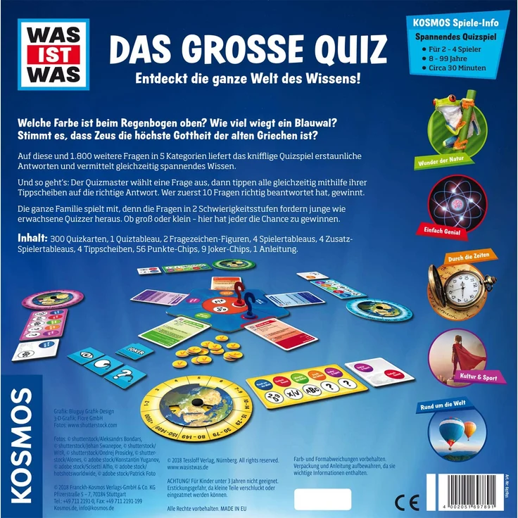 KOSMOS Spiele 697891 - WAS IST WAS - Das große Quiz – Bild 2