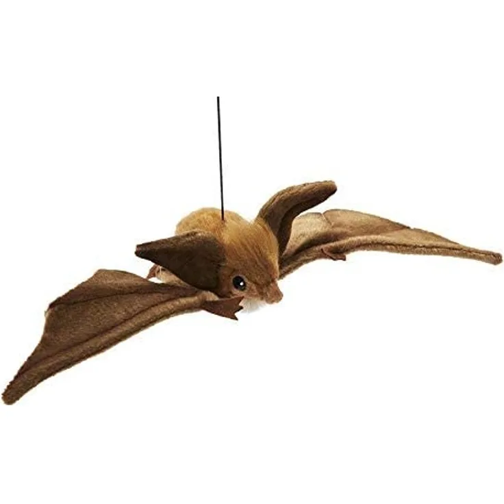 3064 - Hansa Toy - Fledermaus fliegend 35 cm - braun und schwarz Sortiert