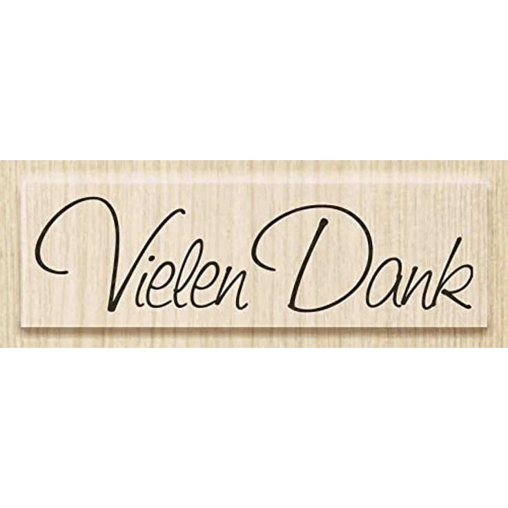 Knorr Prandell 211800600 Knorr prandell 211800600 Stempel aus Holz (Danke) Motivgröße 6,3 x 1,7 cm, Motiv: Vielen Dank – Bild 4