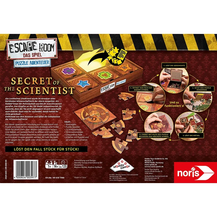 Marken u. Produkte 606101966 Escape Room Das Spiel Puzzle Abenteuer 1 – Bild 2