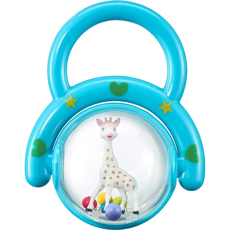 Vulli 010126 Größeab Rassel Sophie die Giraffe, violett