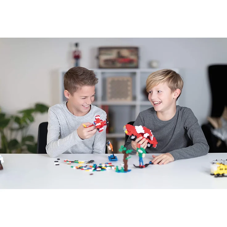 Plus-Plus 9604185 Mini Geniales Konstruktionsspielzeug, Tube Basic Mix, Bausteine-Set, 240 Teile, bunt – Bild 4