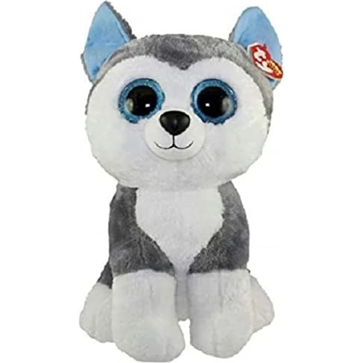 Carletto Ty Slush Husky TY 37069 Hund mit Glitzeraugen, Grau – Bild 2