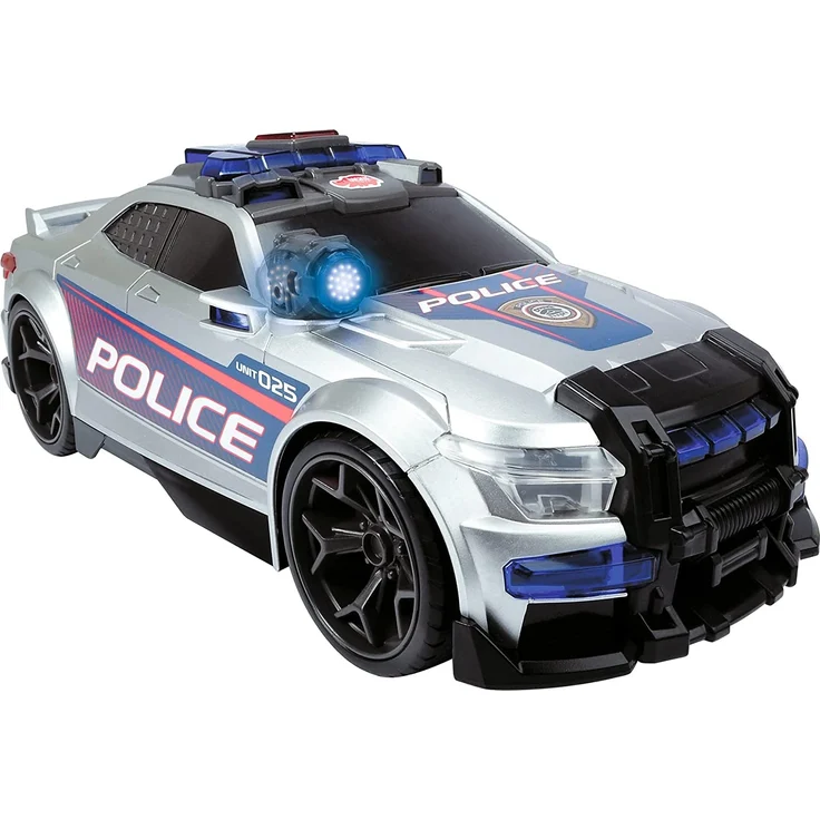 Dickie Toys Street Force, Polizeiauto, Sondereinsatz Polizeiwagen, motorisiertes Spielzeugauto, Kofferraum zum Öffnen, mit Licht & Sound, inkl. Batterien, 33 cm, ab 3 Jahren – Bild 9